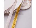 Metallic golden/silver ribbon - ribbon15