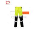 Yellow/navy blue safety pants - DFP1013